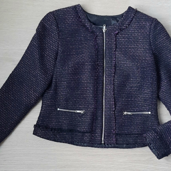 Cynthia Rowley Wool Blend Blazer - Picture 3 of 6